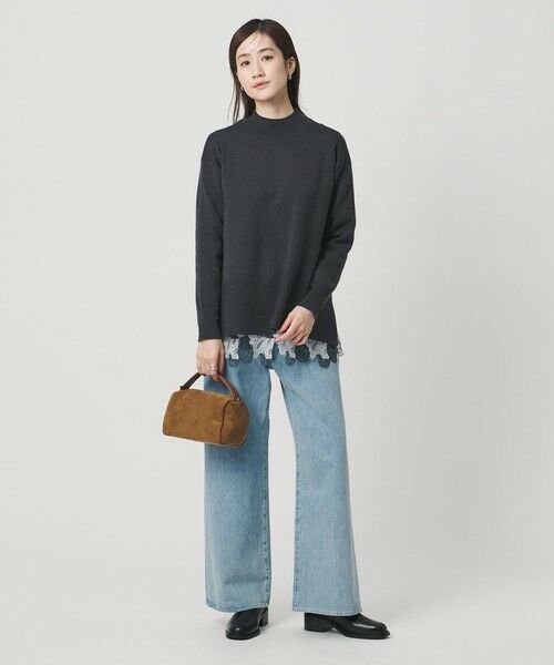 UNITED ARROWS / ユナイテッドアローズ ニット・セーター | ウールブレンド ハイネックニット ‐ウォッシャブル‐ | 詳細2