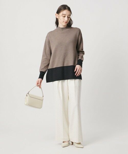 UNITED ARROWS / ユナイテッドアローズ ニット・セーター | ウールブレンド ハイネックニット ‐ウォッシャブル‐ | 詳細13