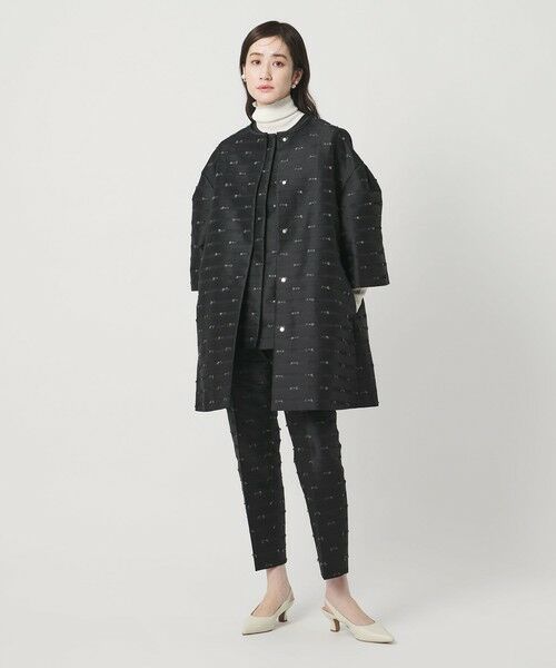 UNITED ARROWS / ユナイテッドアローズ スラックス・ドレスパンツ | リボン カットジャガード パンツ | 詳細4