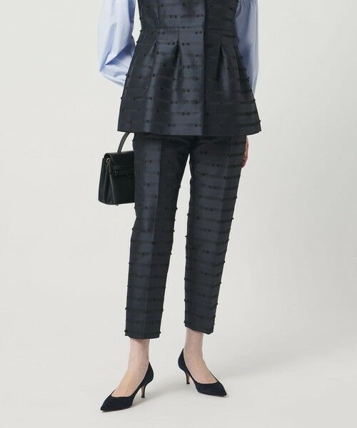 UNITED ARROWS / ユナイテッドアローズ スラックス・ドレスパンツ | リボン カットジャガード パンツ | 詳細10