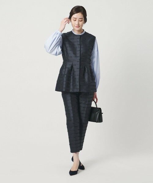 UNITED ARROWS / ユナイテッドアローズ スラックス・ドレスパンツ | リボン カットジャガード パンツ | 詳細11