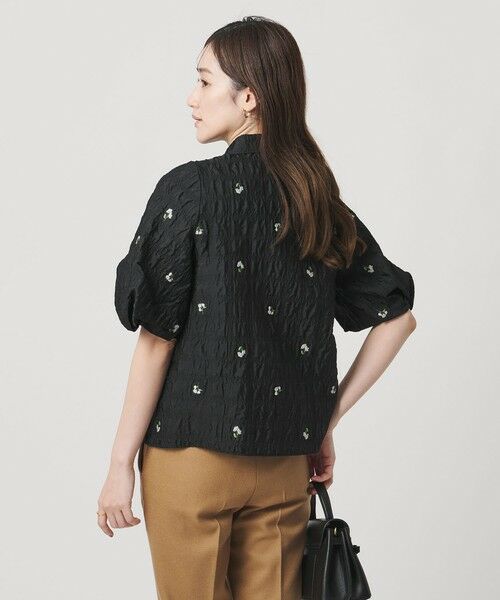 UNITED ARROWS / ユナイテッドアローズ シャツ・ブラウス | スクエア フラワー ジャガード ブラウス | 詳細2