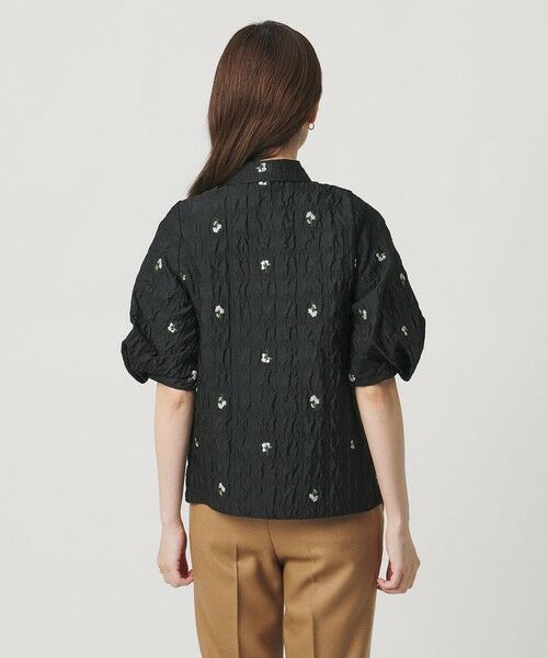 UNITED ARROWS / ユナイテッドアローズ シャツ・ブラウス | スクエア フラワー ジャガード ブラウス | 詳細7