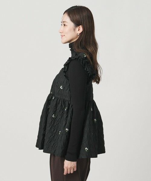 UNITED ARROWS / ユナイテッドアローズ キャミソール・チューブトップ | スクエア フラワー ジャガード キャミソール | 詳細6