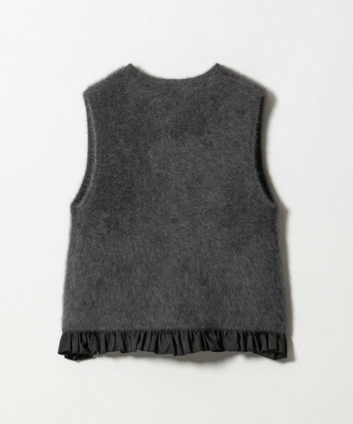 UNITED ARROWS / ユナイテッドアローズ ベスト | フォックスカシミヤ フリルコンビ ベスト | 詳細6