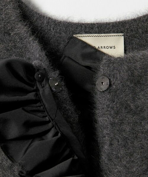 UNITED ARROWS / ユナイテッドアローズ ベスト | フォックスカシミヤ フリルコンビ ベスト | 詳細10