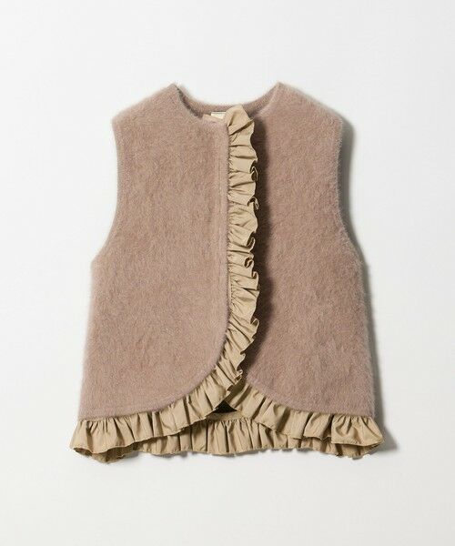 UNITED ARROWS / ユナイテッドアローズ ベスト | フォックスカシミヤ フリルコンビ ベスト | 詳細21