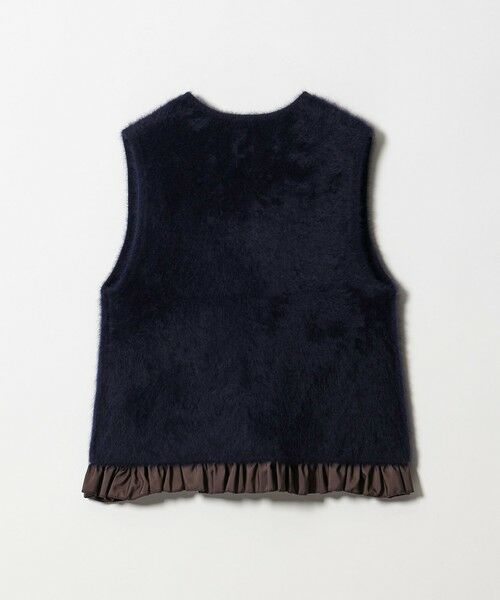 UNITED ARROWS / ユナイテッドアローズ ベスト | フォックスカシミヤ フリルコンビ ベスト | 詳細29