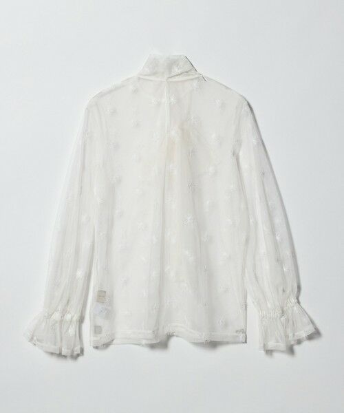UNITED ARROWS / ユナイテッドアローズ シャツ・ブラウス | チュールフラワー ボウタイブラウス ‐ウォッシャブル‐ | 詳細7