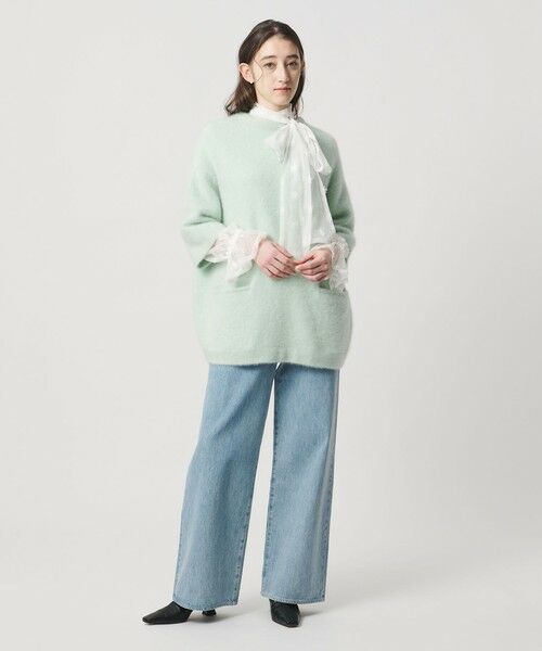 UNITED ARROWS / ユナイテッドアローズ シャツ・ブラウス | チュールフラワー ボウタイブラウス ‐ウォッシャブル‐ | 詳細4