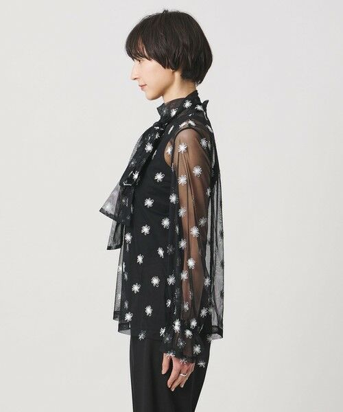 UNITED ARROWS / ユナイテッドアローズ シャツ・ブラウス | チュールフラワー ボウタイブラウス ‐ウォッシャブル‐ | 詳細21