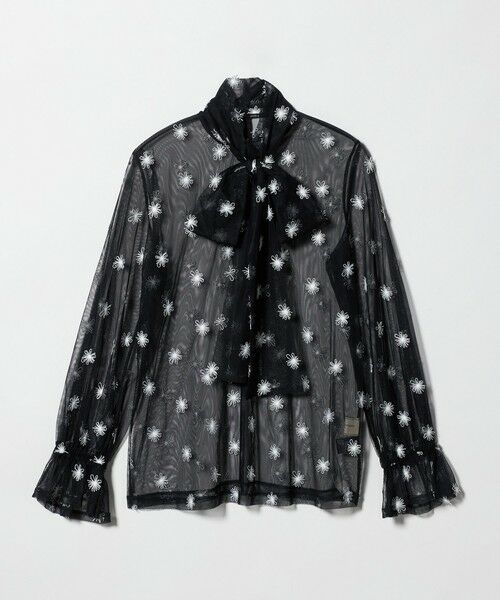 UNITED ARROWS / ユナイテッドアローズ シャツ・ブラウス | チュールフラワー ボウタイブラウス ‐ウォッシャブル‐ | 詳細23