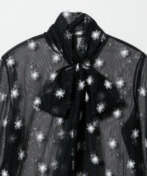 UNITED ARROWS / ユナイテッドアローズ シャツ・ブラウス | チュールフラワー ボウタイブラウス ‐ウォッシャブル‐ | 詳細25