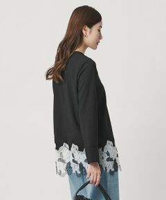 UNITED ARROWS / ユナイテッドアローズ シャツ・ブラウス | バックサテン レースコンビ ブラウス ‐ウォッシャブル‐