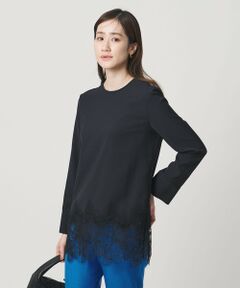 UNITED ARROWS / ユナイテッドアローズ シャツ・ブラウス | バックサテン レースコンビ ブラウス ‐ウォッシャブル‐