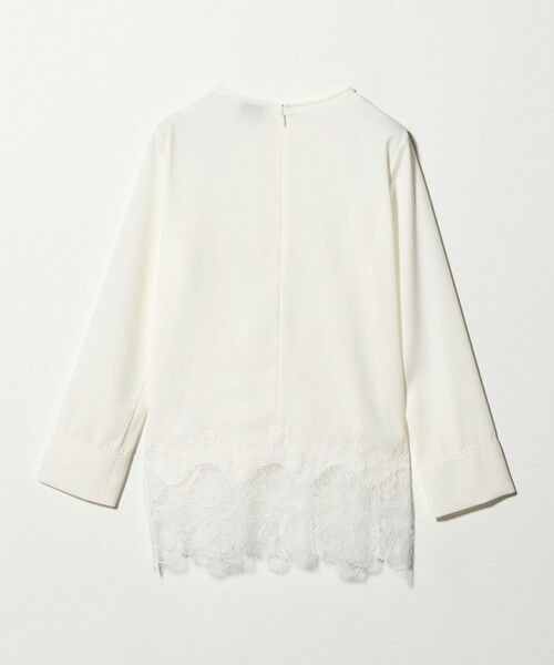 UNITED ARROWS / ユナイテッドアローズ シャツ・ブラウス | バックサテン レースコンビ ブラウス ‐ウォッシャブル‐ | 詳細7