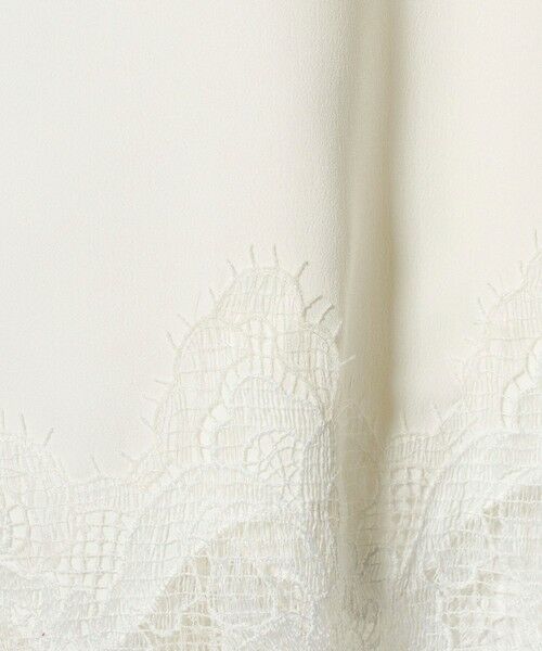 UNITED ARROWS / ユナイテッドアローズ シャツ・ブラウス | バックサテン レースコンビ ブラウス ‐ウォッシャブル‐ | 詳細9