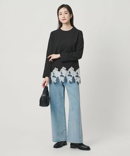 UNITED ARROWS / ユナイテッドアローズ シャツ・ブラウス | バックサテン レースコンビ ブラウス ‐ウォッシャブル‐ | 詳細11