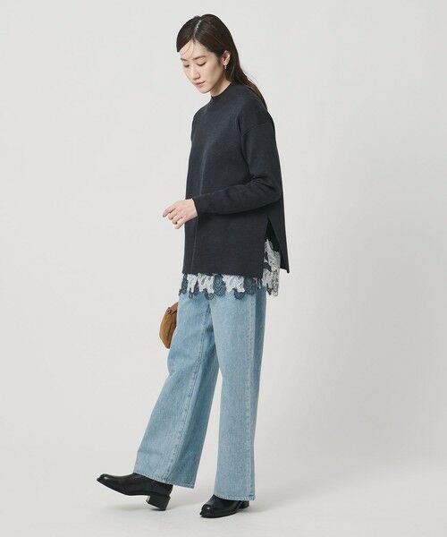 UNITED ARROWS / ユナイテッドアローズ シャツ・ブラウス | バックサテン レースコンビ ブラウス ‐ウォッシャブル‐ | 詳細12