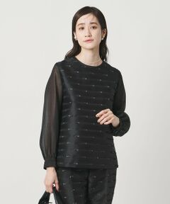 UNITED ARROWS / ユナイテッドアローズ シャツ・ブラウス | リボン カットジャガード ブラウス
