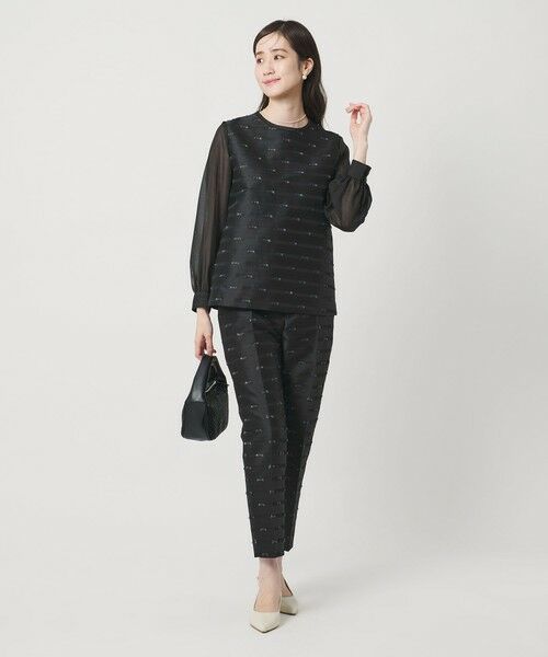 UNITED ARROWS / ユナイテッドアローズ シャツ・ブラウス | リボン カットジャガード ブラウス | 詳細2