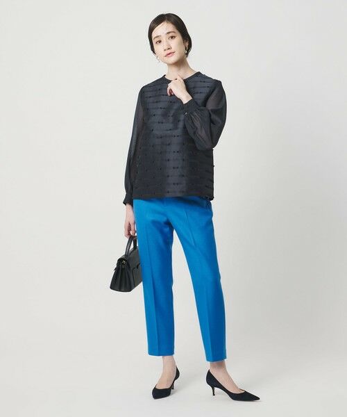 UNITED ARROWS / ユナイテッドアローズ シャツ・ブラウス | リボン カットジャガード ブラウス | 詳細11