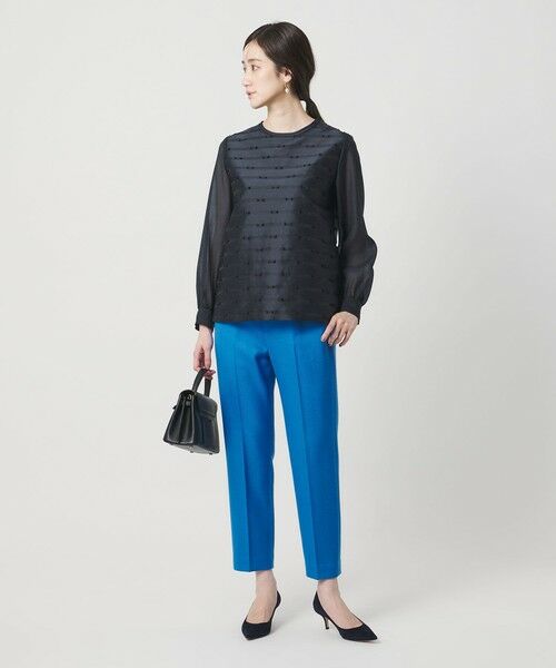 UNITED ARROWS / ユナイテッドアローズ シャツ・ブラウス | リボン カットジャガード ブラウス | 詳細12