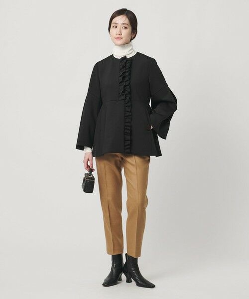 UNITED ARROWS / ユナイテッドアローズ ダッフルコート | LIGHT SPONGY フリル コート | 詳細1