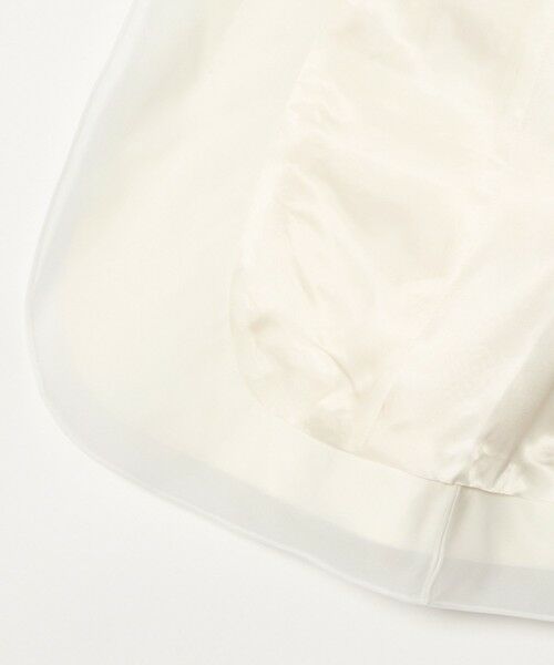 UNITED ARROWS / ユナイテッドアローズ ノーカラージャケット | オーガンジー コンビ ジャケット | 詳細8