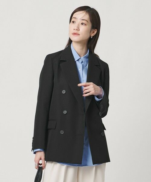 UNITED ARROWS / ユナイテッドアローズ テーラードジャケット | 6ボタン テーラードジャケット(BLACK)
