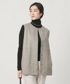 UNITED ARROWS / ユナイテッドアローズ ベスト | MOKU ３カラー ツイードライク ベスト