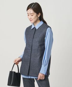 UNITED ARROWS / ユナイテッドアローズ ベスト | MOKU ３カラー ツイードライク ベスト