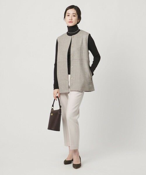 UNITED ARROWS / ユナイテッドアローズ ベスト | MOKU ３カラー ツイードライク ベスト | 詳細2