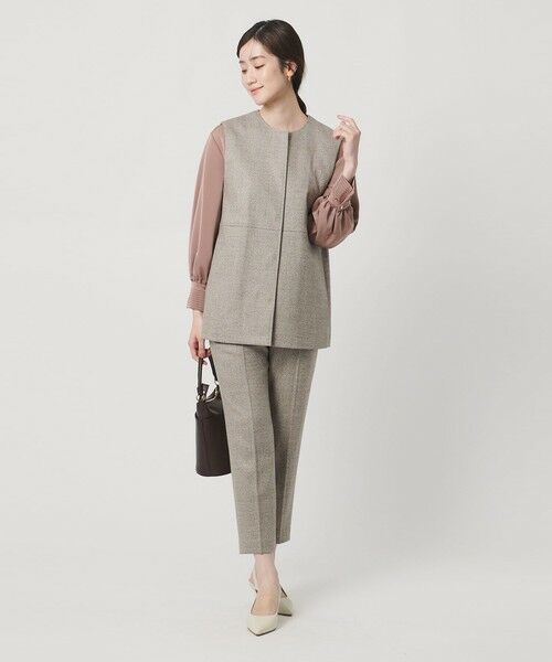 UNITED ARROWS / ユナイテッドアローズ ベスト | MOKU ３カラー ツイードライク ベスト | 詳細4