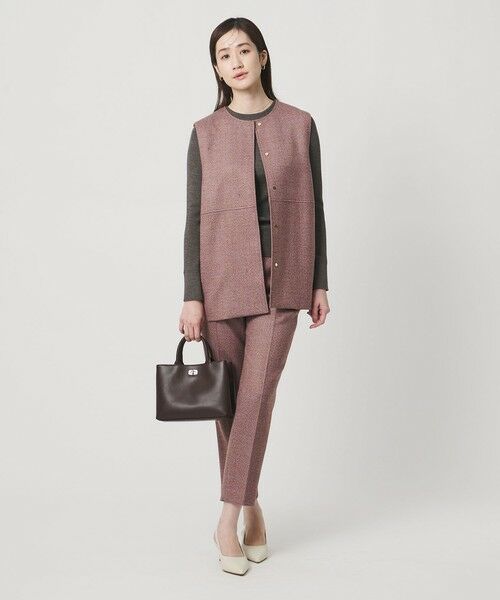 UNITED ARROWS / ユナイテッドアローズ ベスト | MOKU ３カラー ツイードライク ベスト | 詳細13