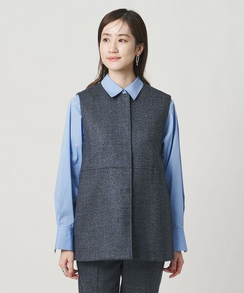 UNITED ARROWS / ユナイテッドアローズ ベスト | MOKU ３カラー ツイードライク ベスト | 詳細19