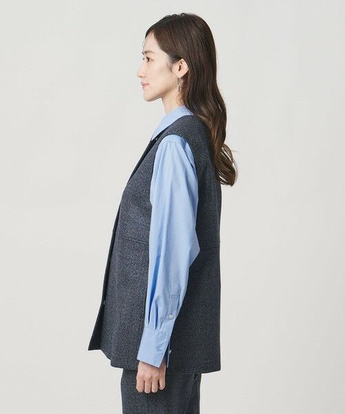 UNITED ARROWS / ユナイテッドアローズ ベスト | MOKU ３カラー ツイードライク ベスト | 詳細20