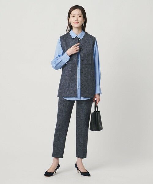 UNITED ARROWS / ユナイテッドアローズ ベスト | MOKU ３カラー ツイードライク ベスト | 詳細18