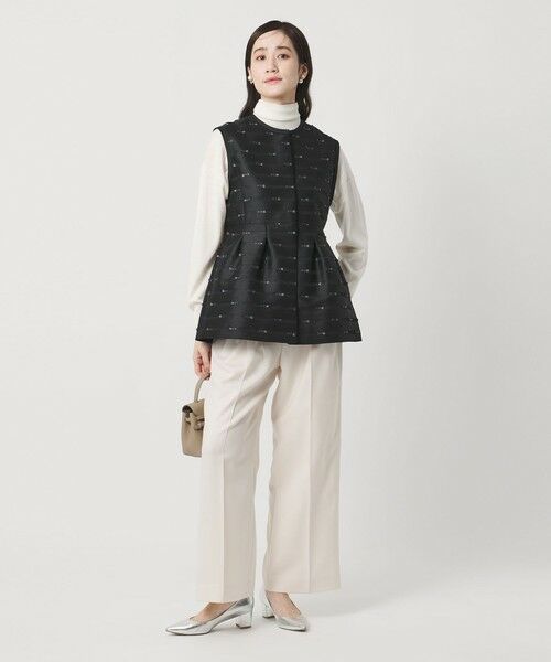 UNITED ARROWS / ユナイテッドアローズ ベスト | リボン カットジャガード ベスト | 詳細5