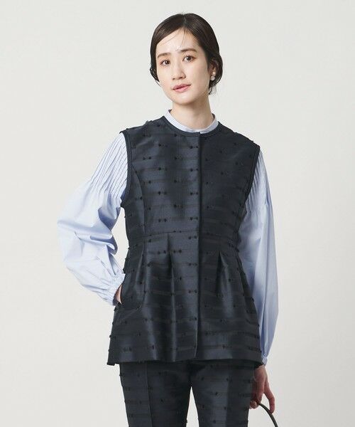 UNITED ARROWS / ユナイテッドアローズ ベスト | リボン カットジャガード ベスト | 詳細11