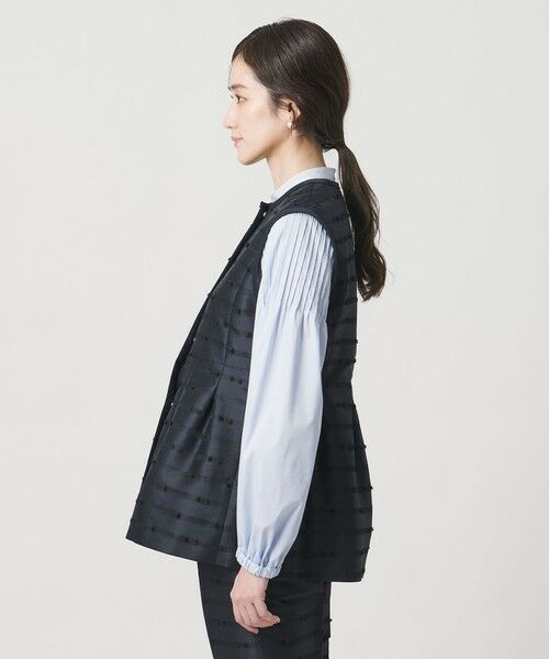 UNITED ARROWS / ユナイテッドアローズ ベスト | リボン カットジャガード ベスト | 詳細15