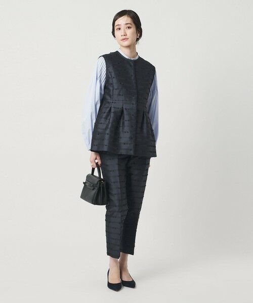 UNITED ARROWS / ユナイテッドアローズ ベスト | リボン カットジャガード ベスト | 詳細12