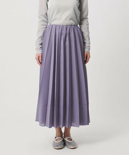 UNITED ARROWS / ユナイテッドアローズ ロング・マキシ丈スカート | オーガンジー プリーツスカート | 詳細20