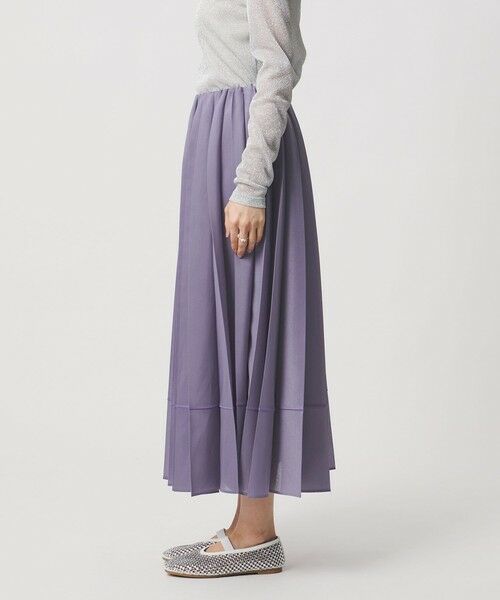 UNITED ARROWS / ユナイテッドアローズ ロング・マキシ丈スカート | オーガンジー プリーツスカート | 詳細21