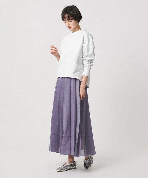 UNITED ARROWS / ユナイテッドアローズ ロング・マキシ丈スカート | オーガンジー プリーツスカート | 詳細18