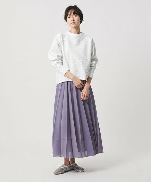 UNITED ARROWS / ユナイテッドアローズ ロング・マキシ丈スカート | オーガンジー プリーツスカート | 詳細19