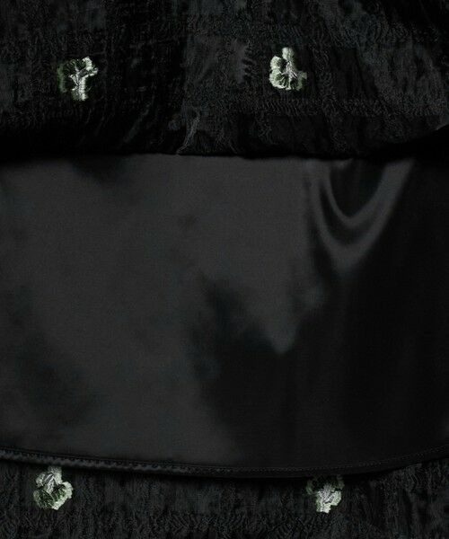 UNITED ARROWS / ユナイテッドアローズ ミニ・ひざ丈スカート | スクエア フラワー ジャガード スカート | 詳細13