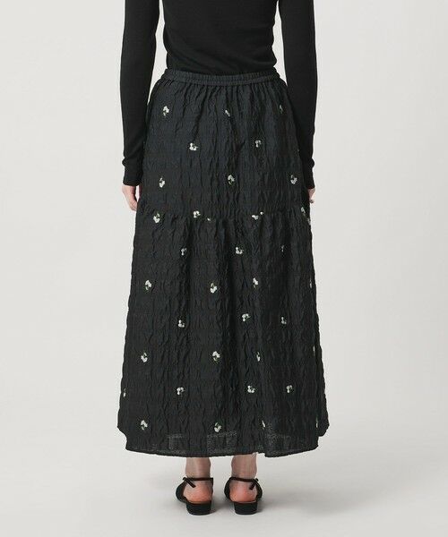 UNITED ARROWS / ユナイテッドアローズ ミニ・ひざ丈スカート | スクエア フラワー ジャガード スカート | 詳細7