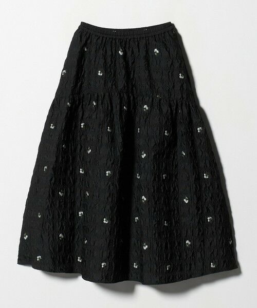 UNITED ARROWS / ユナイテッドアローズ ミニ・ひざ丈スカート | スクエア フラワー ジャガード スカート | 詳細8