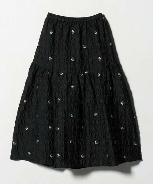 UNITED ARROWS / ユナイテッドアローズ ミニ・ひざ丈スカート | スクエア フラワー ジャガード スカート | 詳細9